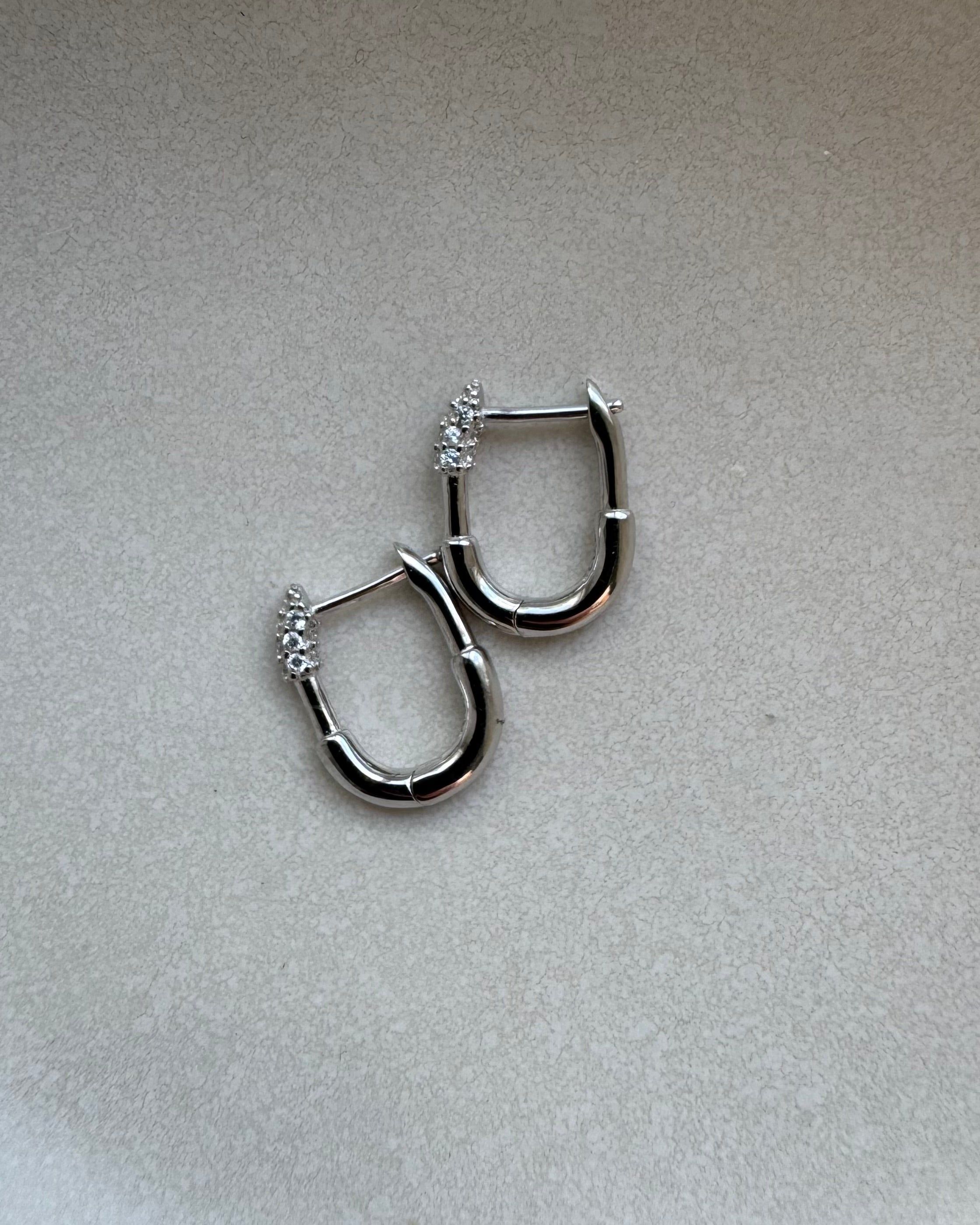 Lovely Pavé Up - Ohrringe klein