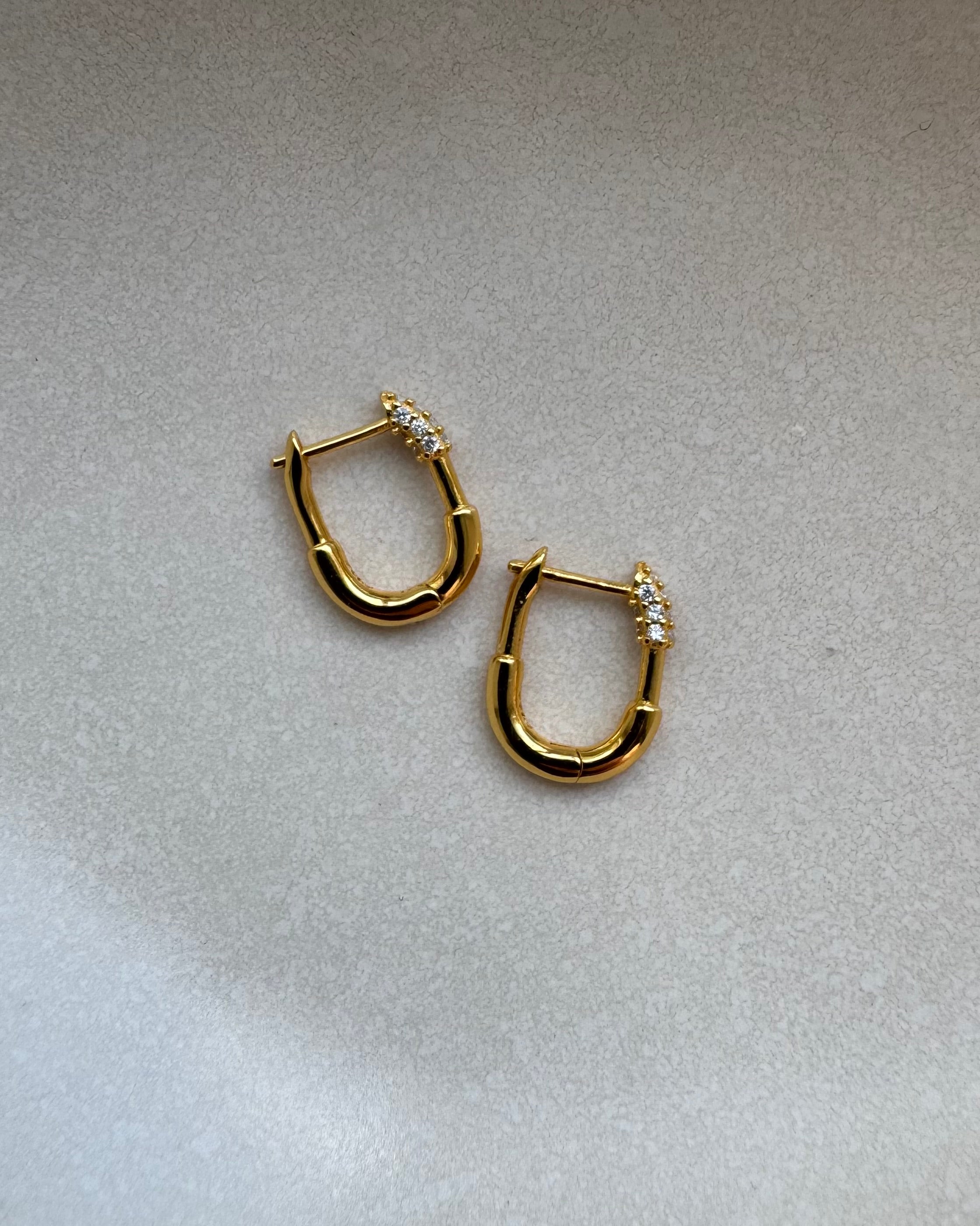 Lovely Pavé Up - Ohrringe klein