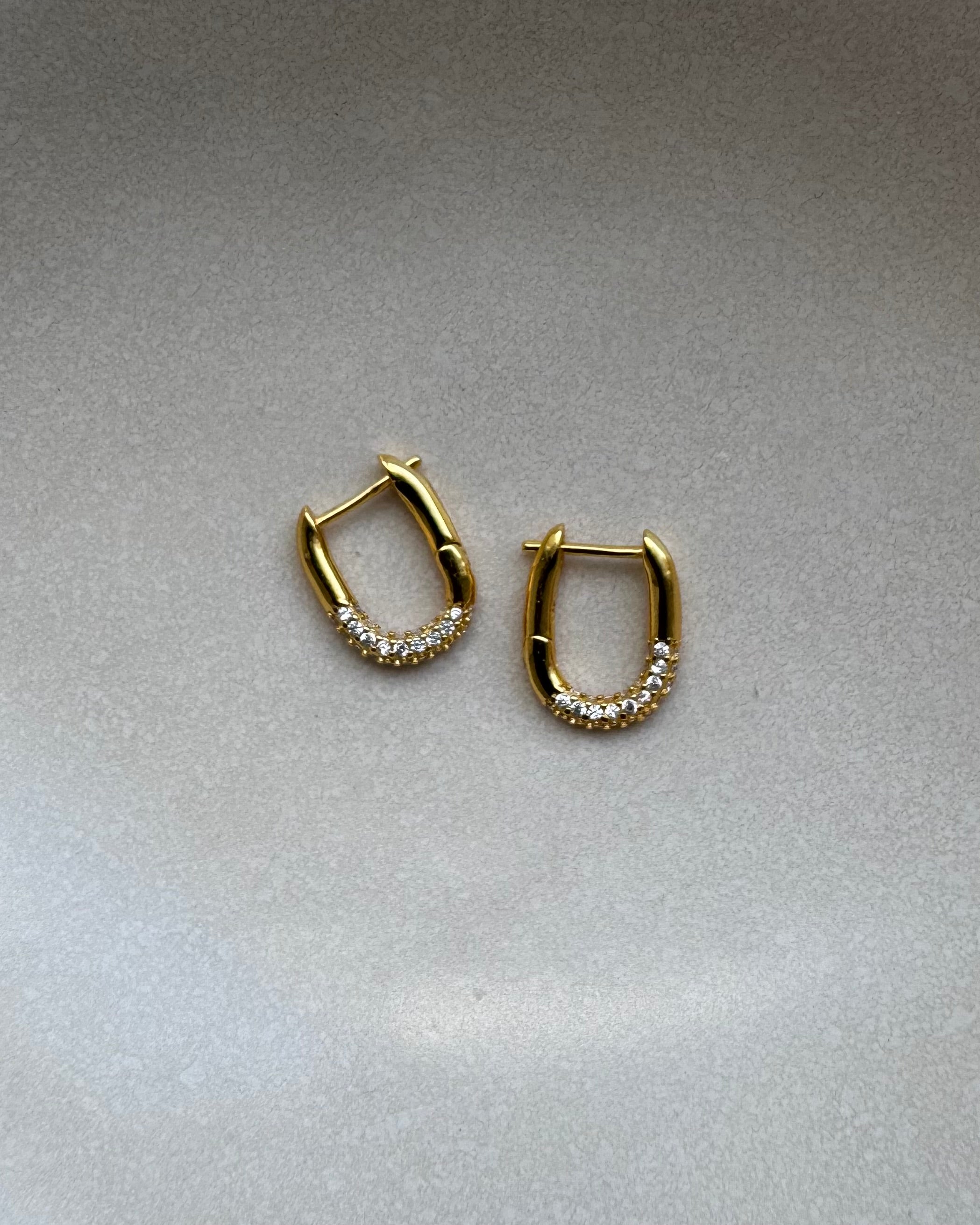 Lovely Pavé Down - Ohrringe klein