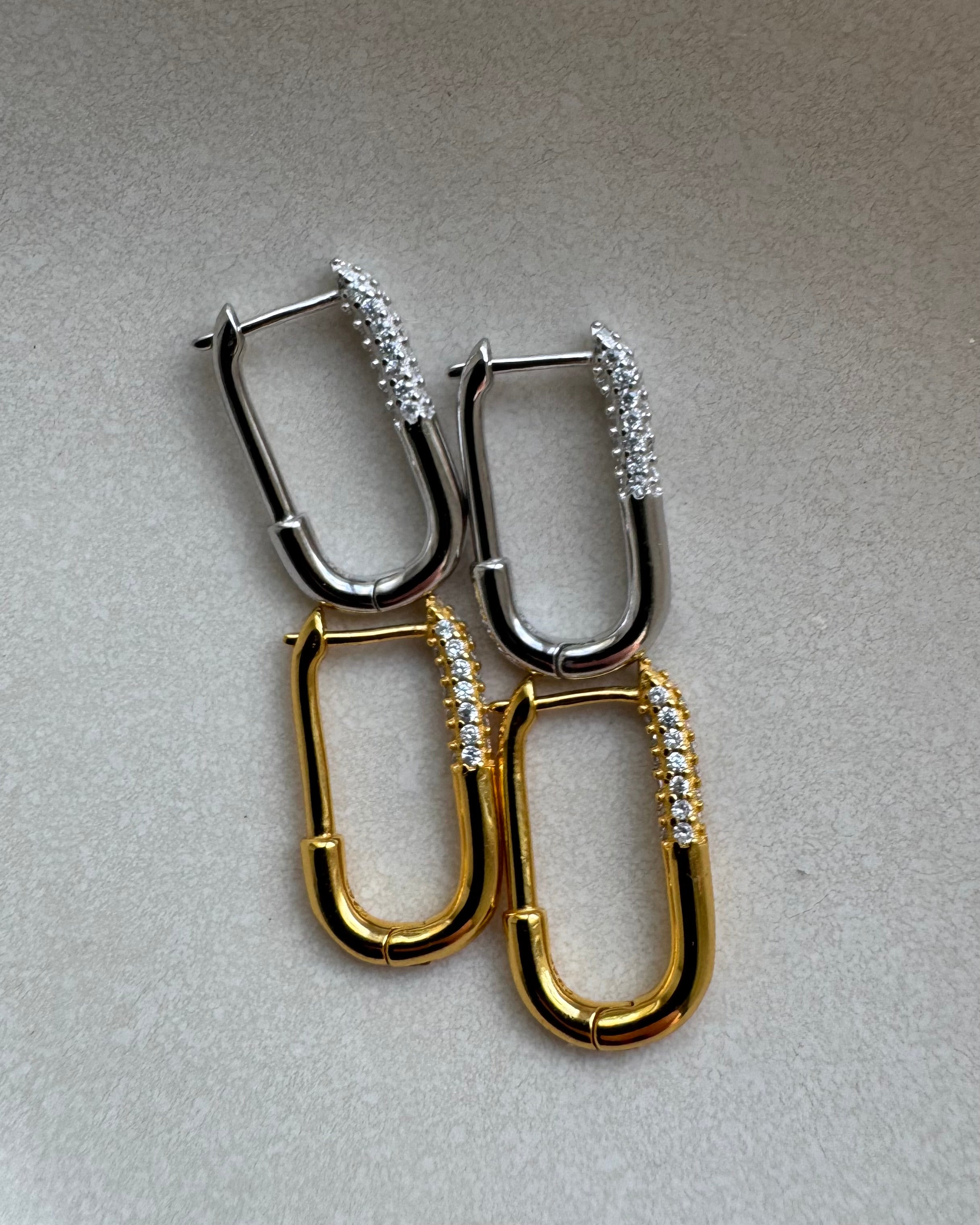 Lovely Pavé - Ohrringe Groß