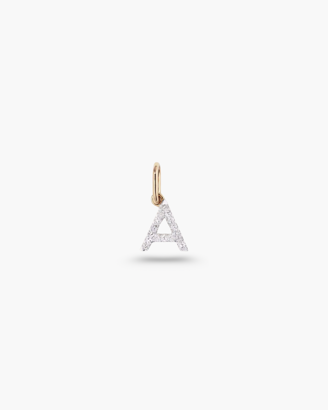 Charm lettera - Pavé