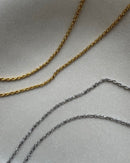 Halskette mit gedrehter Kette