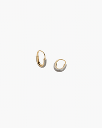 Oval Pavé Earrings