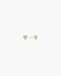 LOVER Stud Earrings – LOVE MII | Gold-Plated Heart Earrings with Zirconia