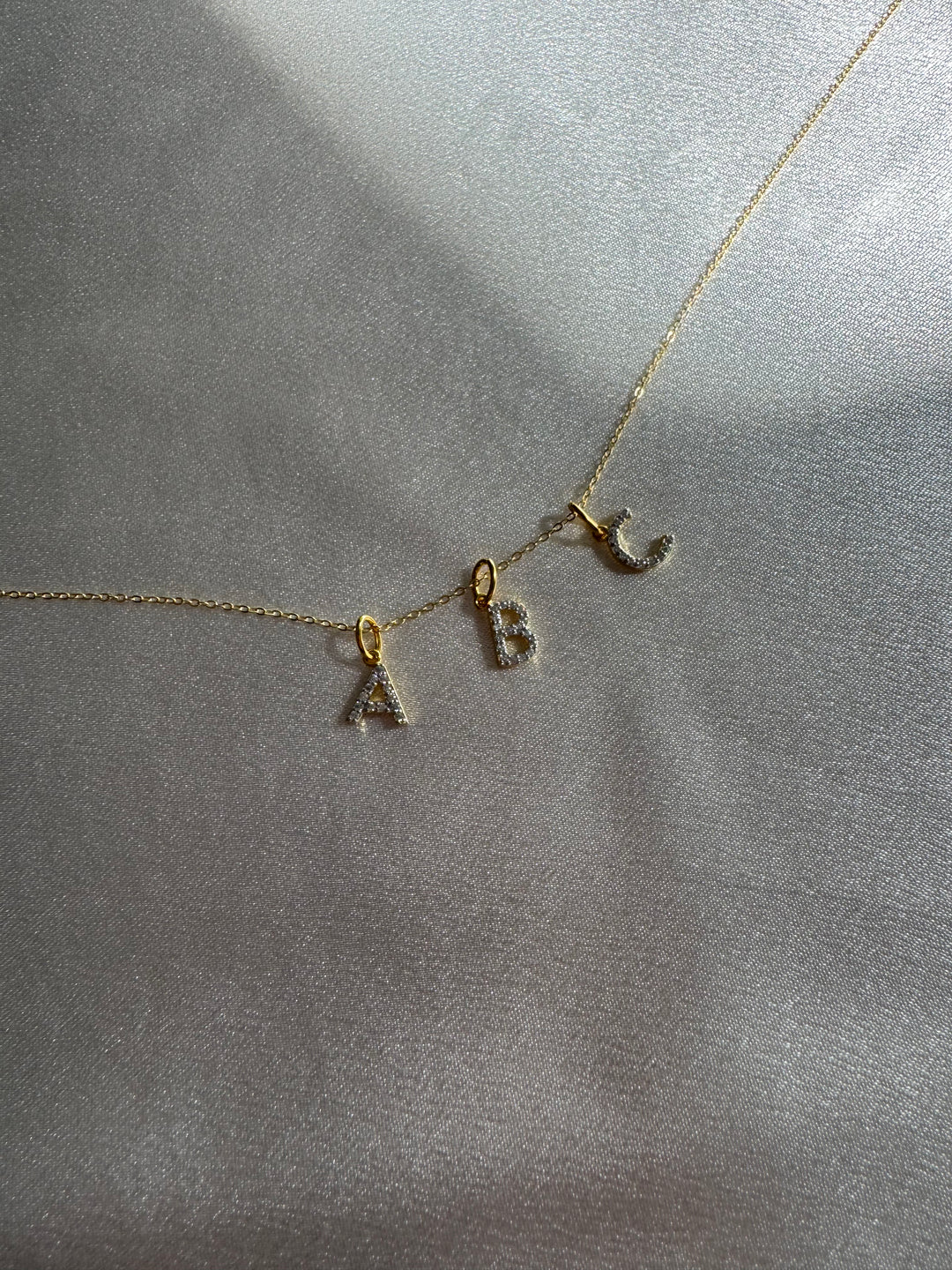 Letter Charms - Pavé