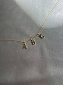  Charm lettera - Pavé