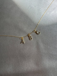  Charm lettera - Pavé