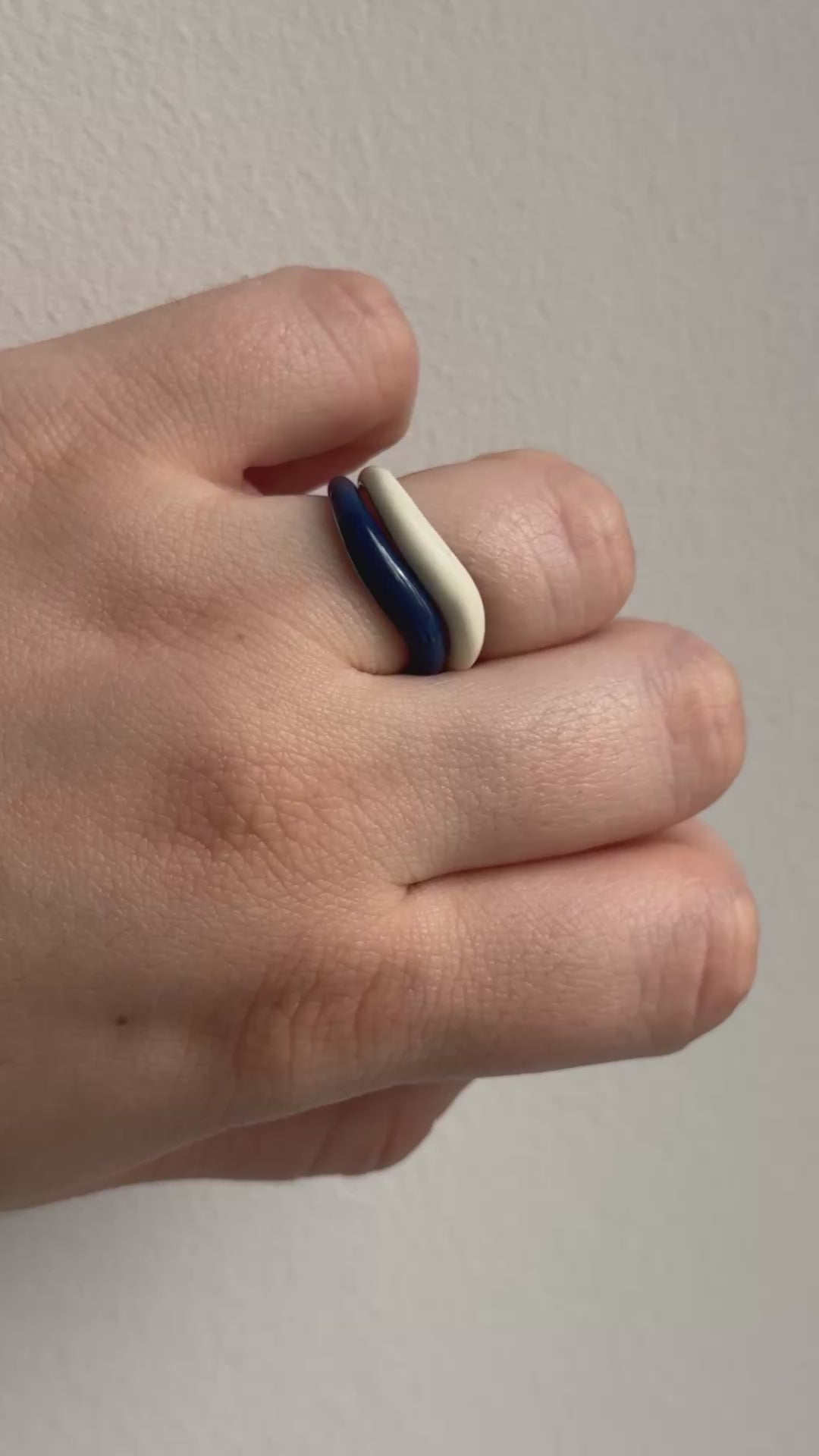 Domino Midnight - Anello impilabile